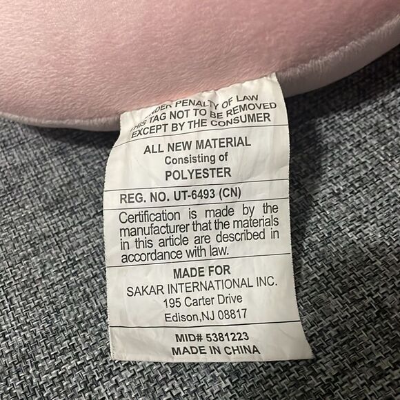 Prelovedd little girls pink unicorn horse head soft pillow rest - Picture 4 of 4